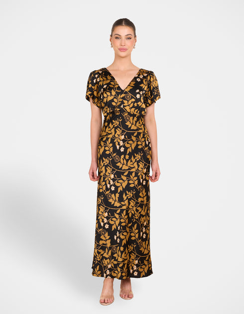 Quim Satin Maxi Dress